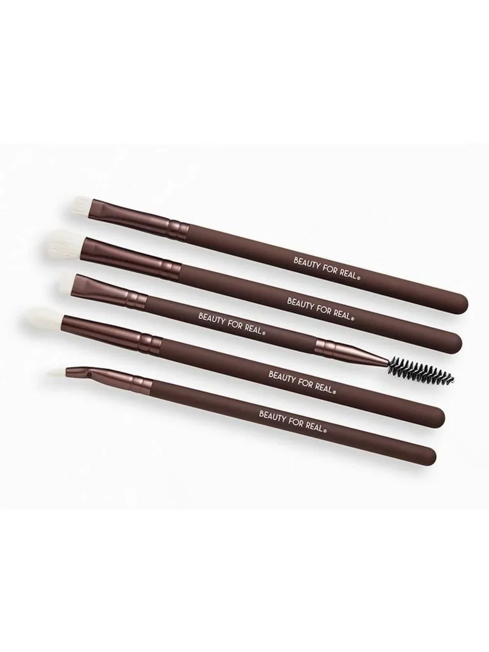 Beauty For Real Makeup Brush Set 5-Piece Professional Essential Pro I-Brush NEW
